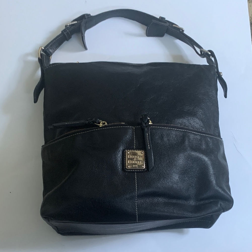 Dooney & Bourke Black Leather Shoulder Bag